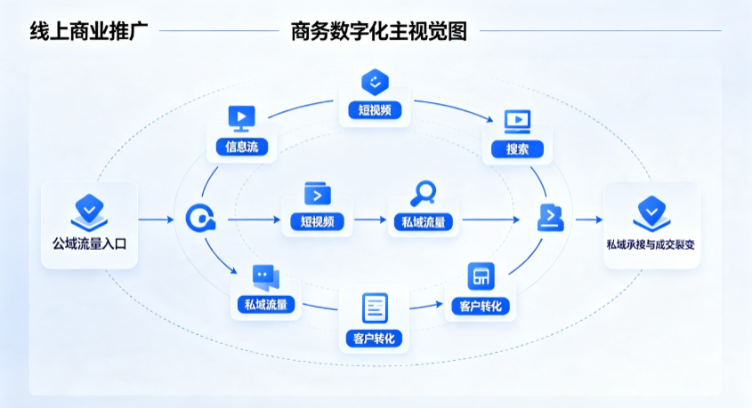 始兴县线上商业推广怎么做？全域流量闭环搭建与低成本转化实战指南